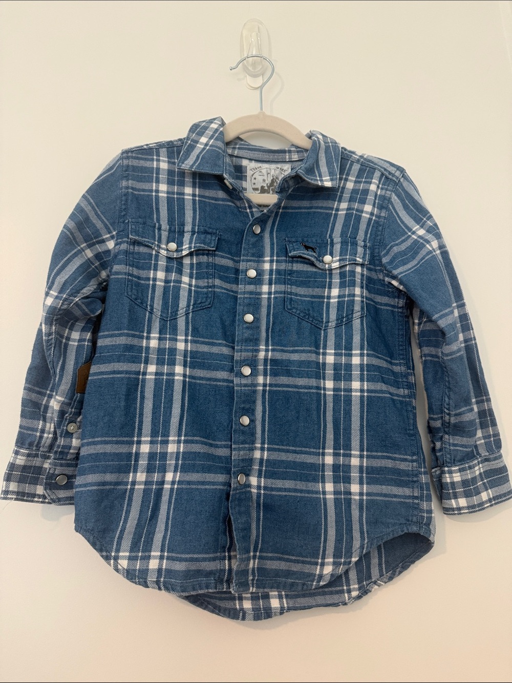 The Black Dog Blue Plaid Button-Down Shirt